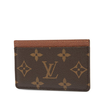 Louis Vuitton Monogram Porte Carte Sample Business Card Case/Card Case/Pass Case M61733 Brown