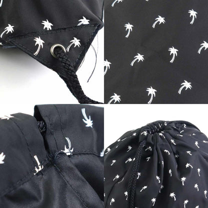 Saint Laurent Saint Laurent Backpack Knapsack Nylon Black X White
