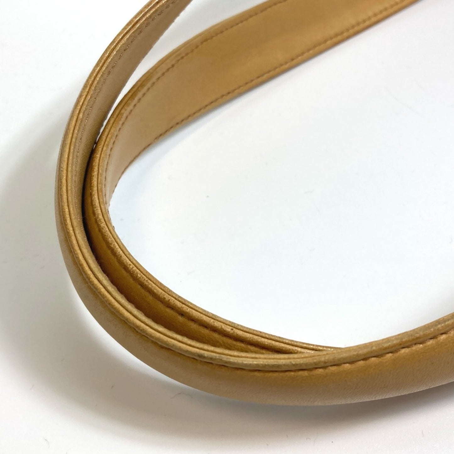 Chanel A17809 Cccc Mark Bag Semi-Shoulder Hand Bag Shawl Tote Bag Beige Goldhardware