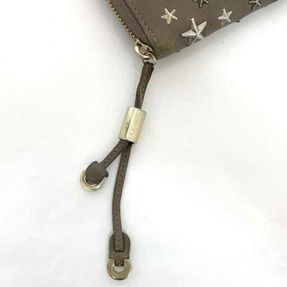 Jimmy Choo Round Long Wallet Ec-22525 Beige Filipa Leather 2Jk4Fz Jimmy Choo Star Studs