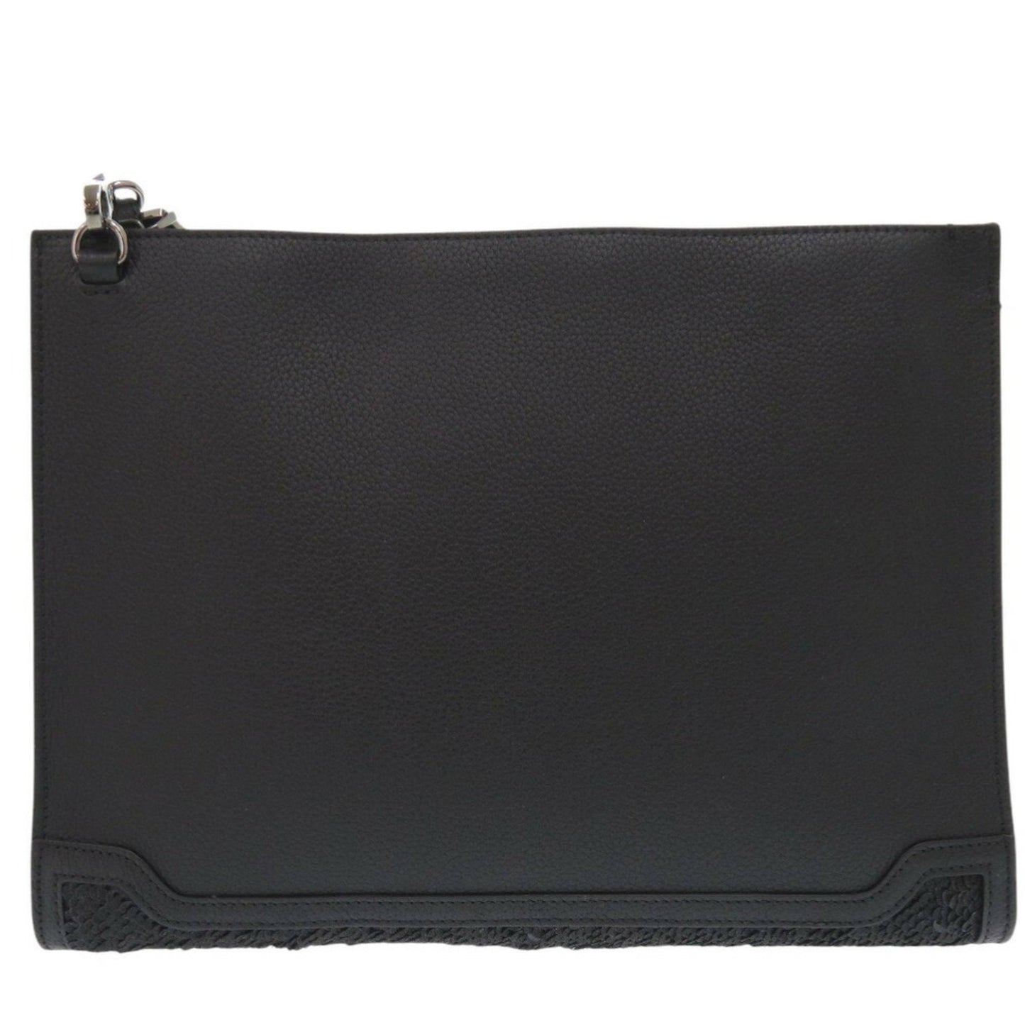 Christian Louboutin Sky Pouch Fa7369 Leather Sequin Black Shoulder Bag 1348Christian