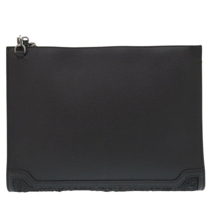 Christian Louboutin Sky Pouch Fa7369 Leather Sequin Black Shoulder Bag 1348Christian