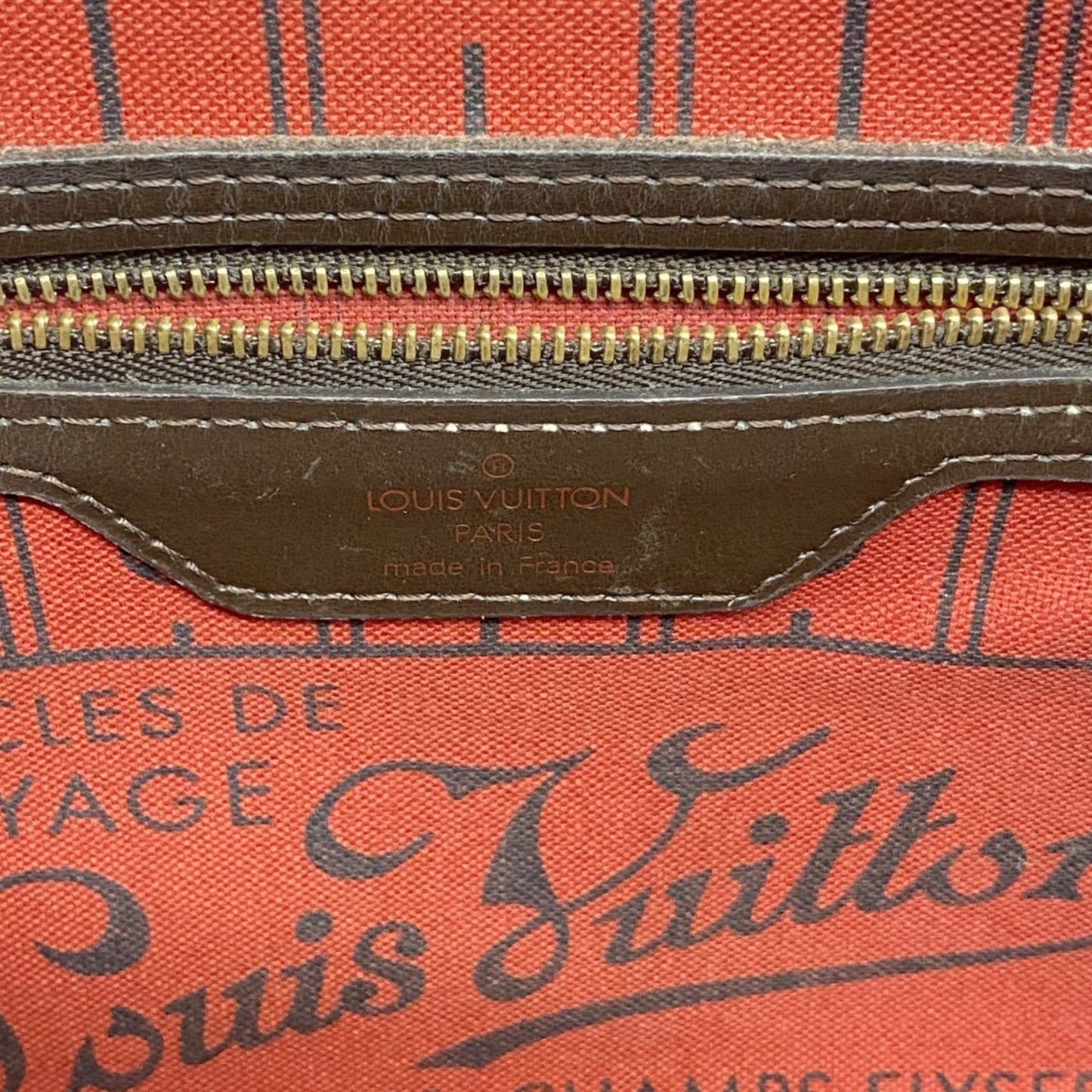 Louis Vuitton Damier Neverfull Pm Tote Bag N51109 Ebene