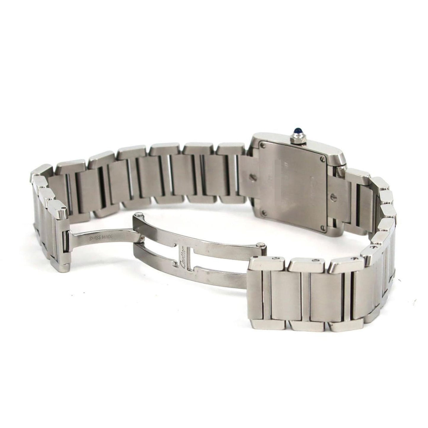 Cartier Tank Franaise Sm W51008Q3 Stainless Steel Quartz Watch