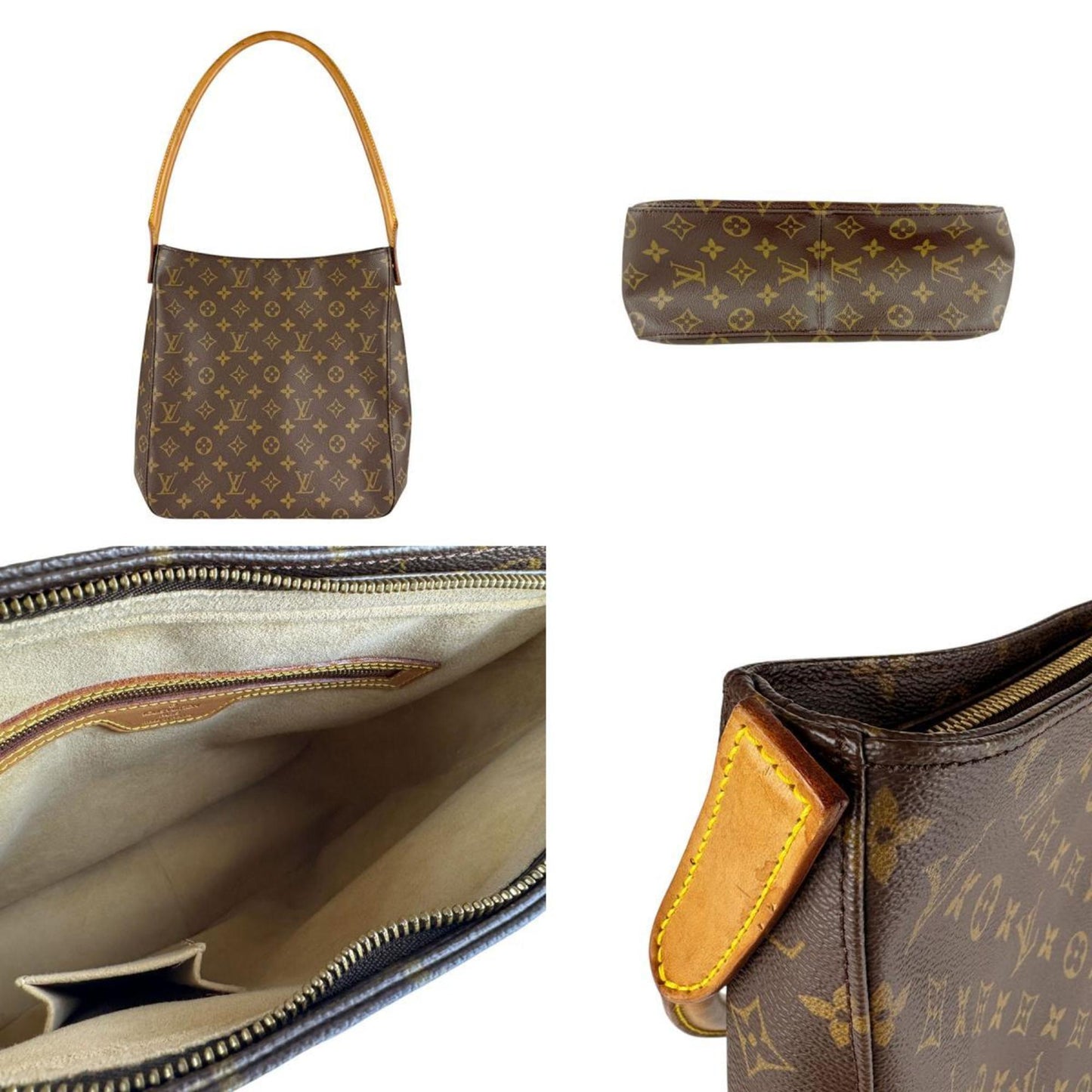 Louis Vuitton Monogram Looping Gm Shoulder Bag In Canvas