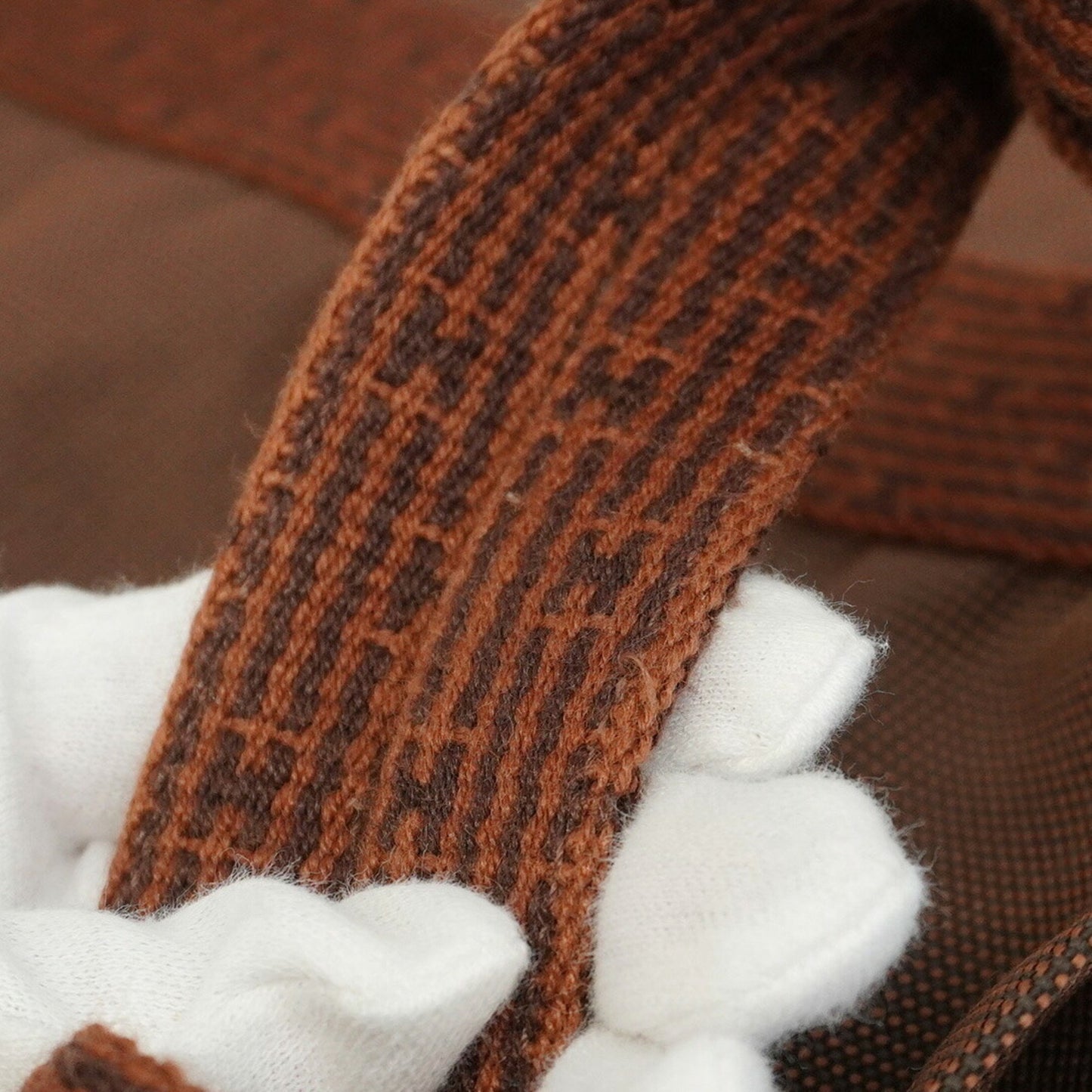 Hermes Herms Air Line Cabas Canvas Tote Bag