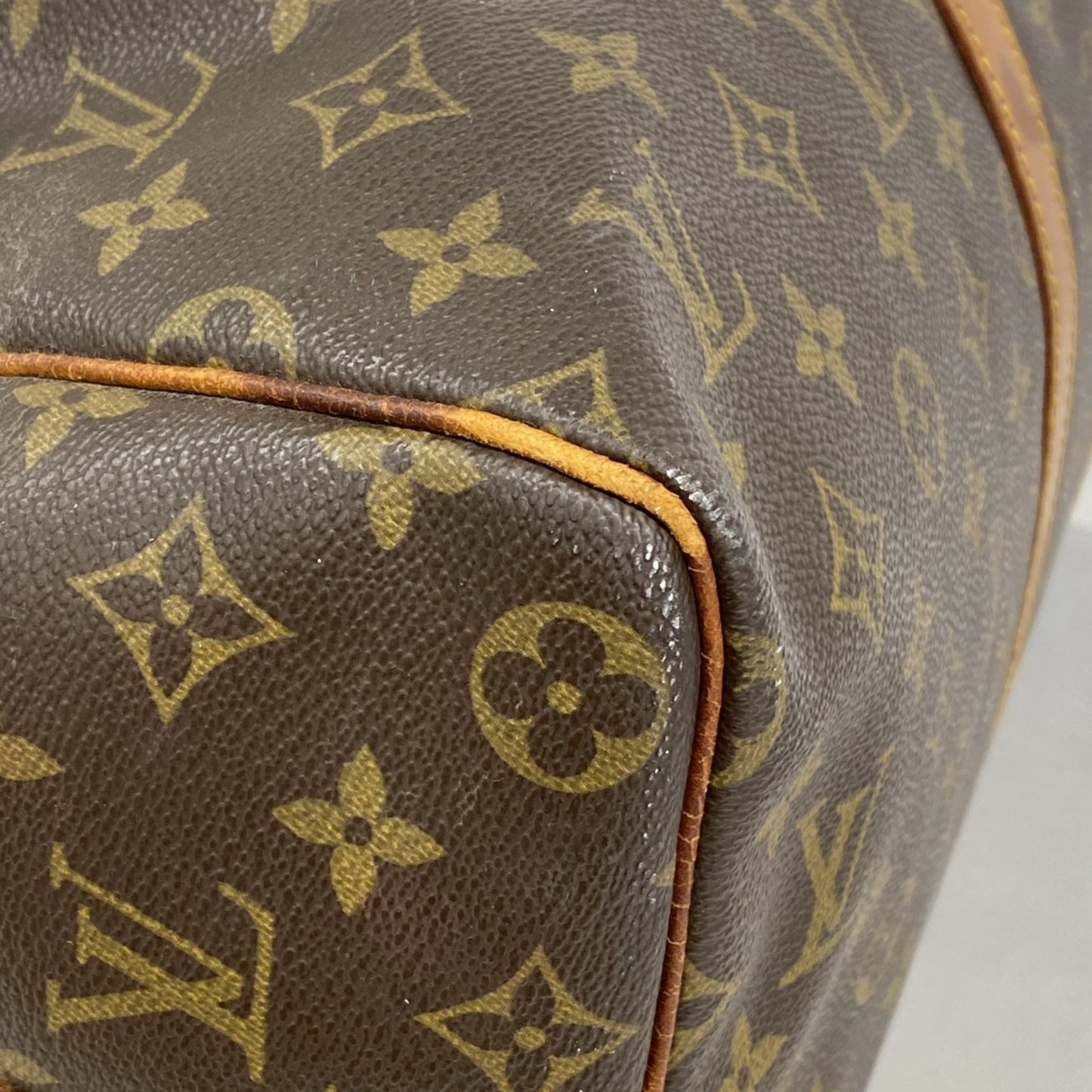 Louis Vuitton Monogram Keepall Bandouliere 45 Boston Bag M41418 Brown