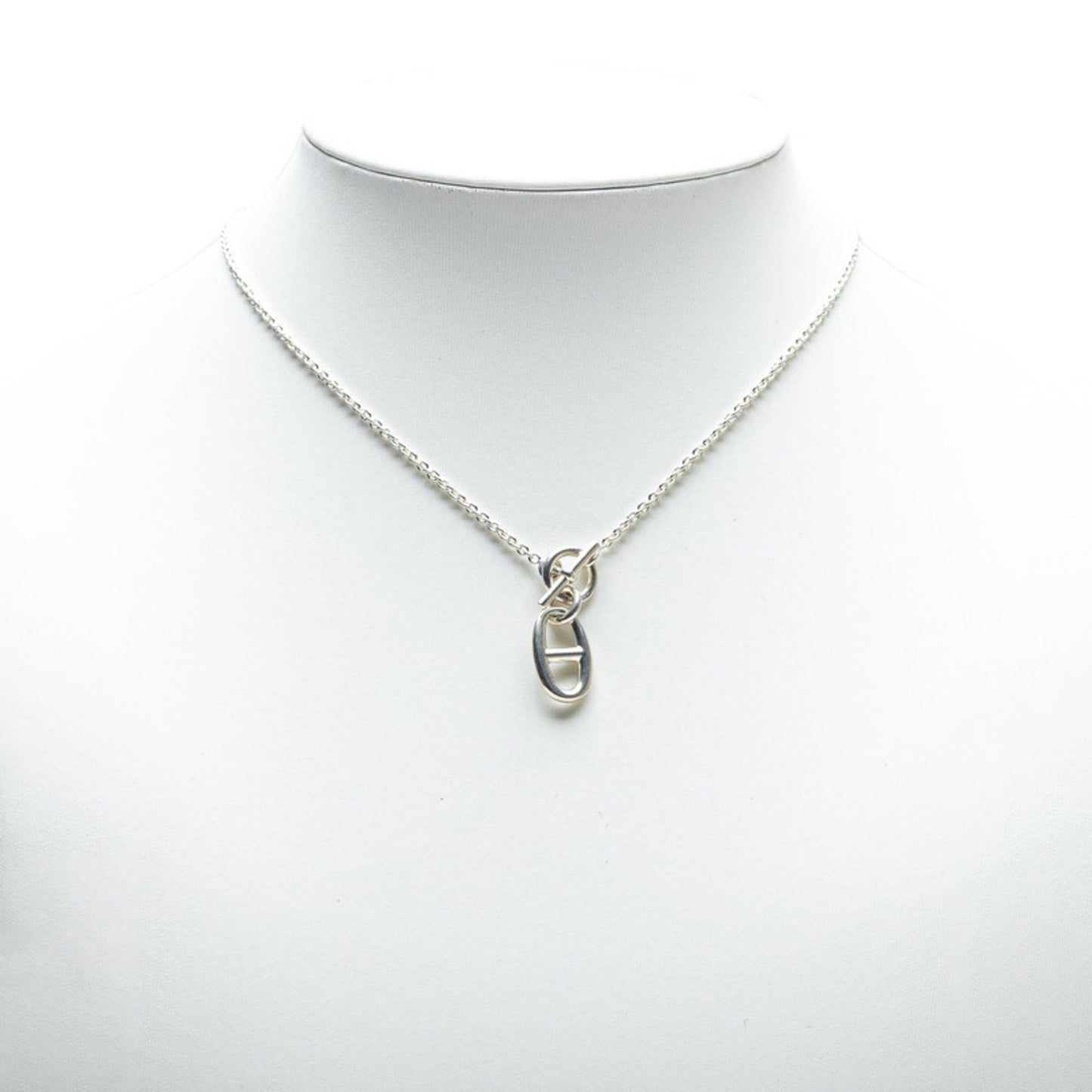 Hermes Amulet Chaine D'Ancre Necklace Sv925 Silver