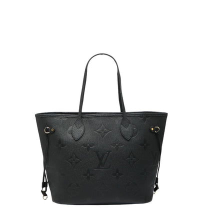 Louis Vuitton Monogram Empreinte Neverfull Mm Tote Bag/Shoulder Bag M45685 Noir Black Leather
