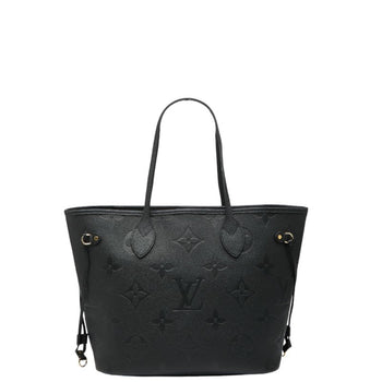 Louis Vuitton Monogram Empreinte Neverfull Mm Tote Bag/Shoulder Bag M45685 Noir Black Leather