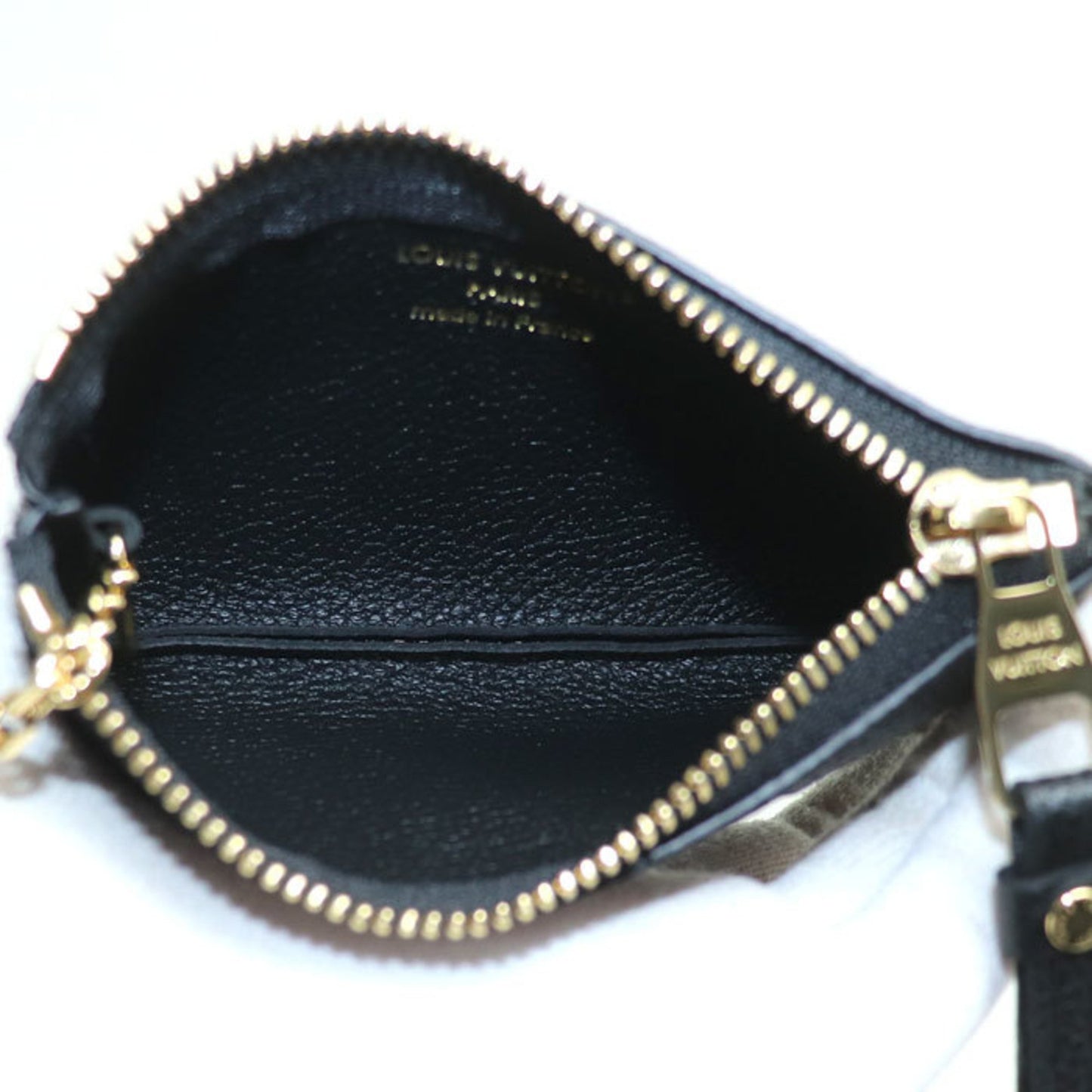 Louis Vuitton Pochette Cle Coin Case Empreinte Black M80879