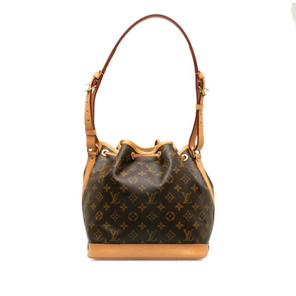 Louis Vuitton Monogram Noe Shoulder Bag M42224 Brown Pvc Leather