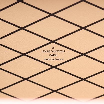 Louis Vuitton Petite Malle Shoulder Bag In Leather And Coated Canvas With Monogram Design