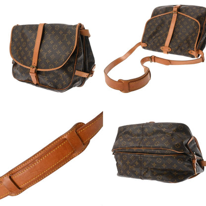 Louis Vuitton Monogram Saumur 35 Brown M42254
