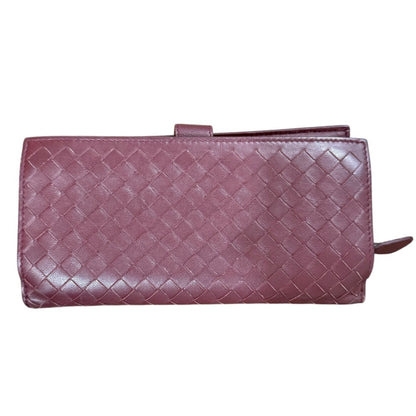 Bottega Veneta Intrecciato Bifold Long Wallet For Men And Women