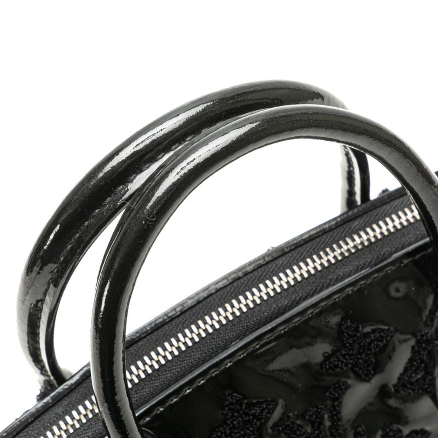 Louis Vuitton Monogram Vernis Lockit Bb Bouclette Handbag M40770 Noir Black Patent Leather