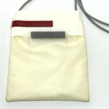 Prada Sports Pochette Crossbody Sacoche Shoulder Bag White Red
