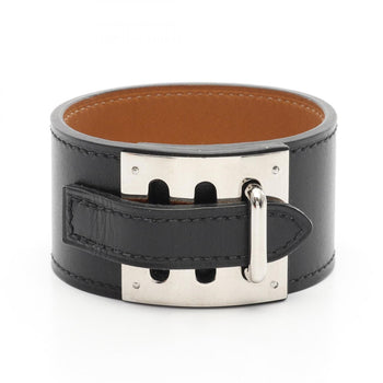 Hermes Hermes Intense Bangle Leather Stainless Steel