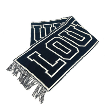 Louis Vuitton M71317 Echarpe City Fringe Two-Tone Wool Cashmere Scarf