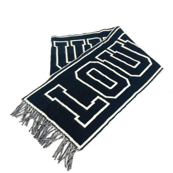 Louis Vuitton M71317 Echarpe City Fringe Two-Tone Wool Cashmere Scarf