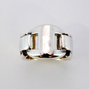 Hermes Chaine D'Ancre Casio Silver 925 Ring #51