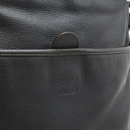 Loewe Anagram Shoulder Bag Leather Black 323.26.B30