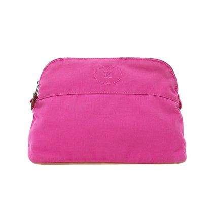Hermes Bolide Pouch Mm Canvas Cotton Pink