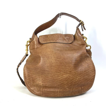 Gucci 223955 Horsebit Shoulder Bag Leather
