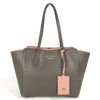 Gucci 354408 Two-Tone Logo Swing Tote Bag