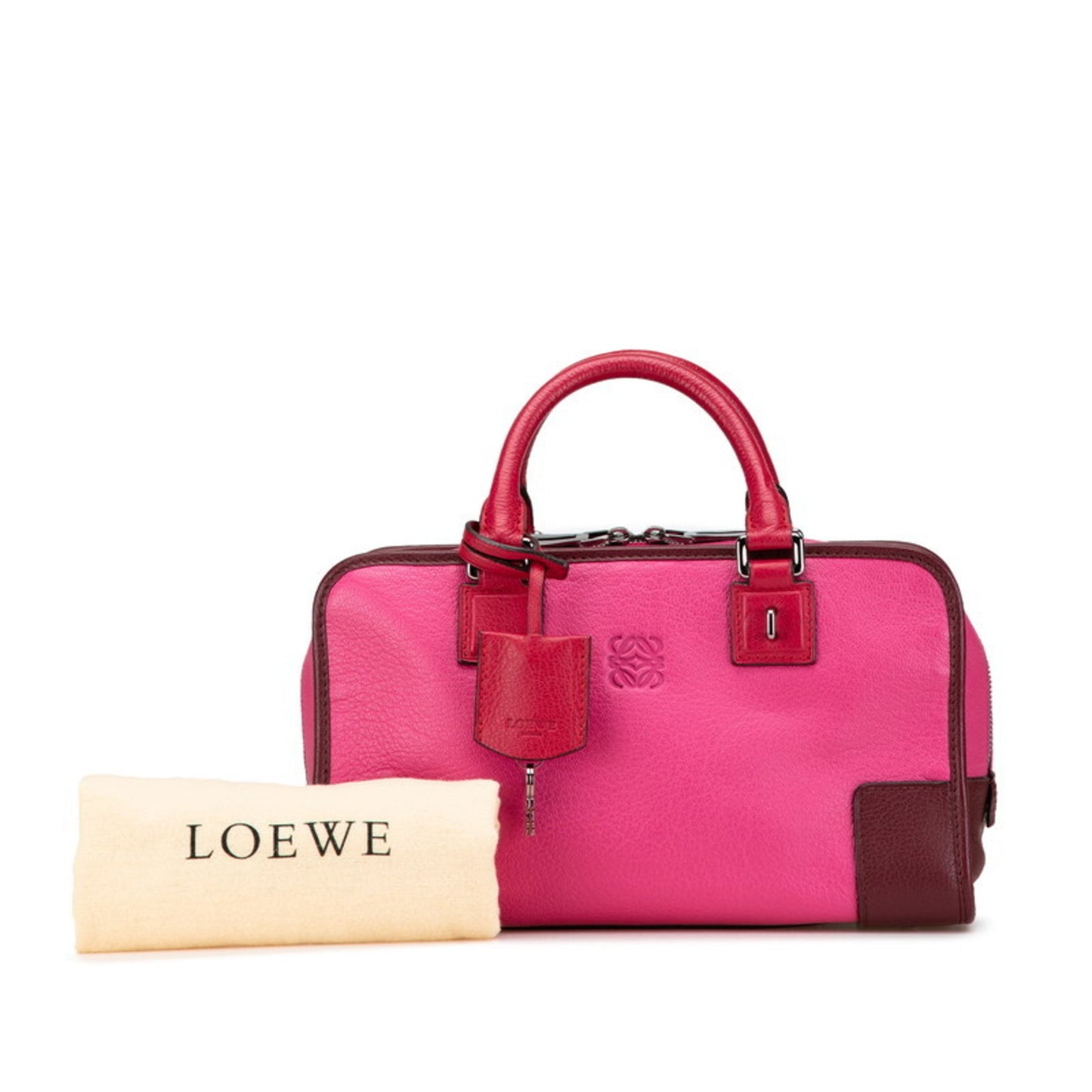 Loewe Anagram Logo Amazona 28 Handbag In Pink