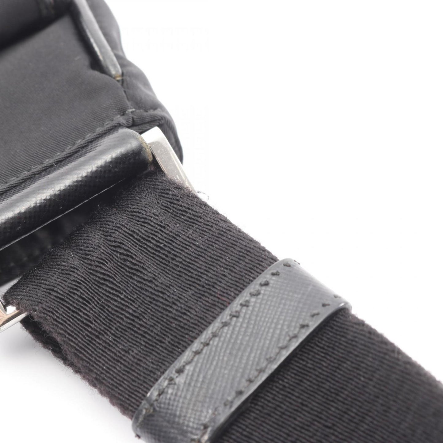 Prada Tessuto + Saffi Shoulder Bag In Nylon And Saffiano Leather