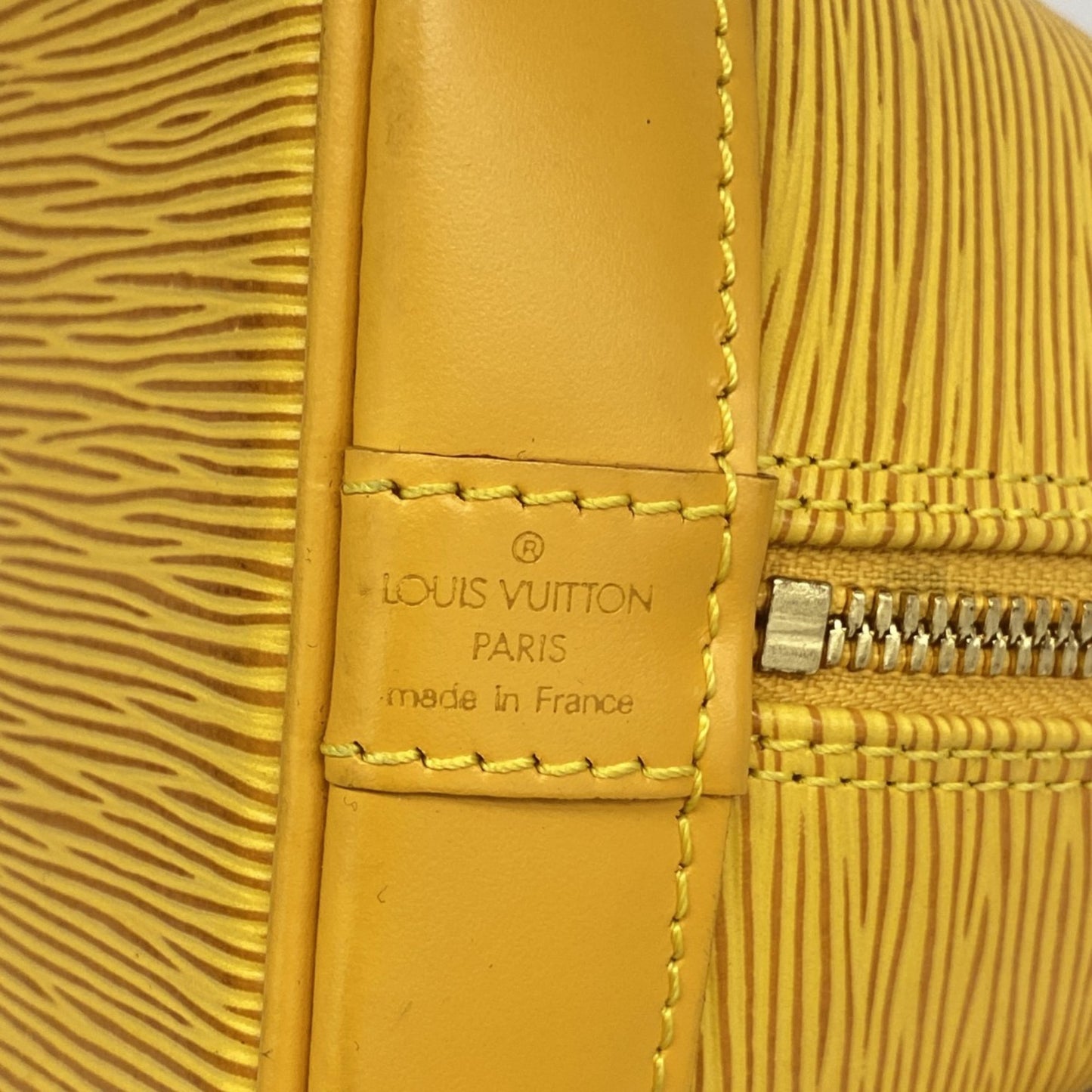 Louis Vuitton Epi Alma Handbag M52149 Jaune