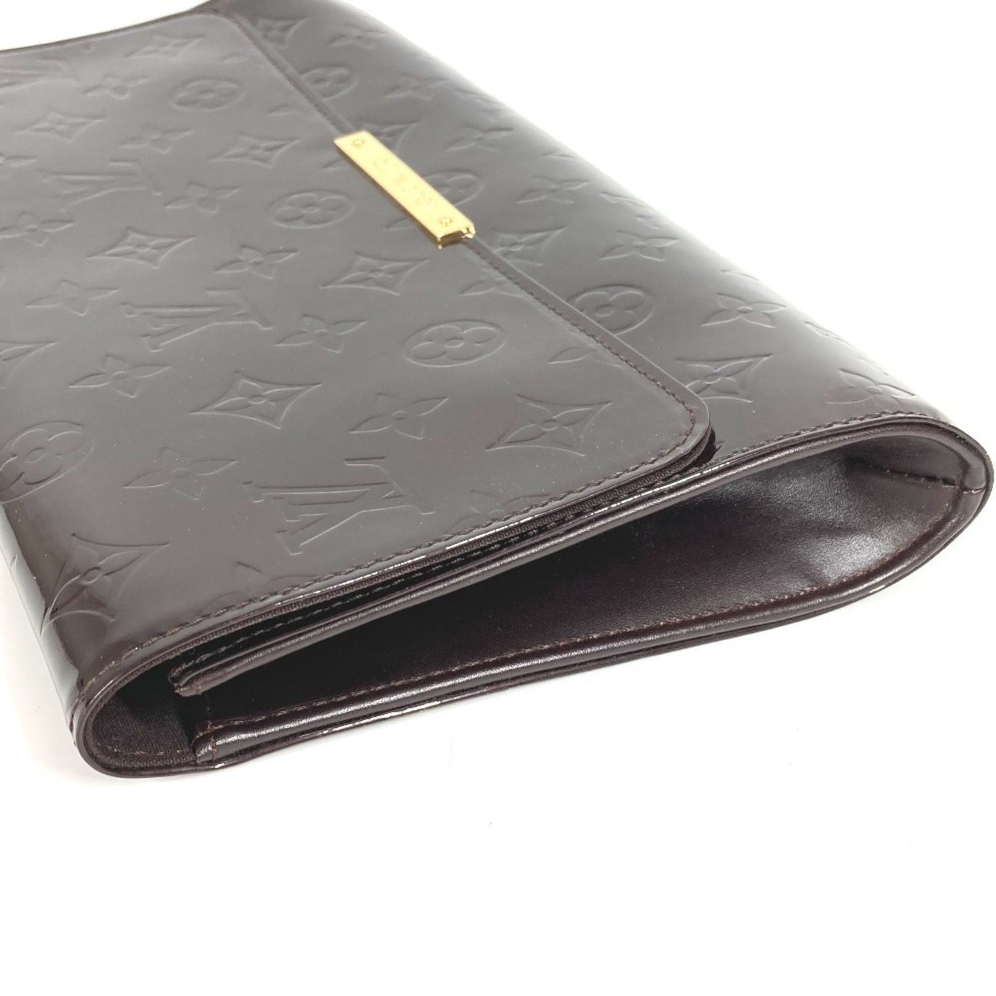 Louis Vuitton M91548 Monogram Vernis Robertson Bag Pouch Flap Clutch In Canvas