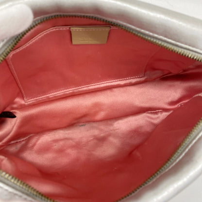 Gucci Gg Marmont Shoulder Bag 447632 Leather Silver