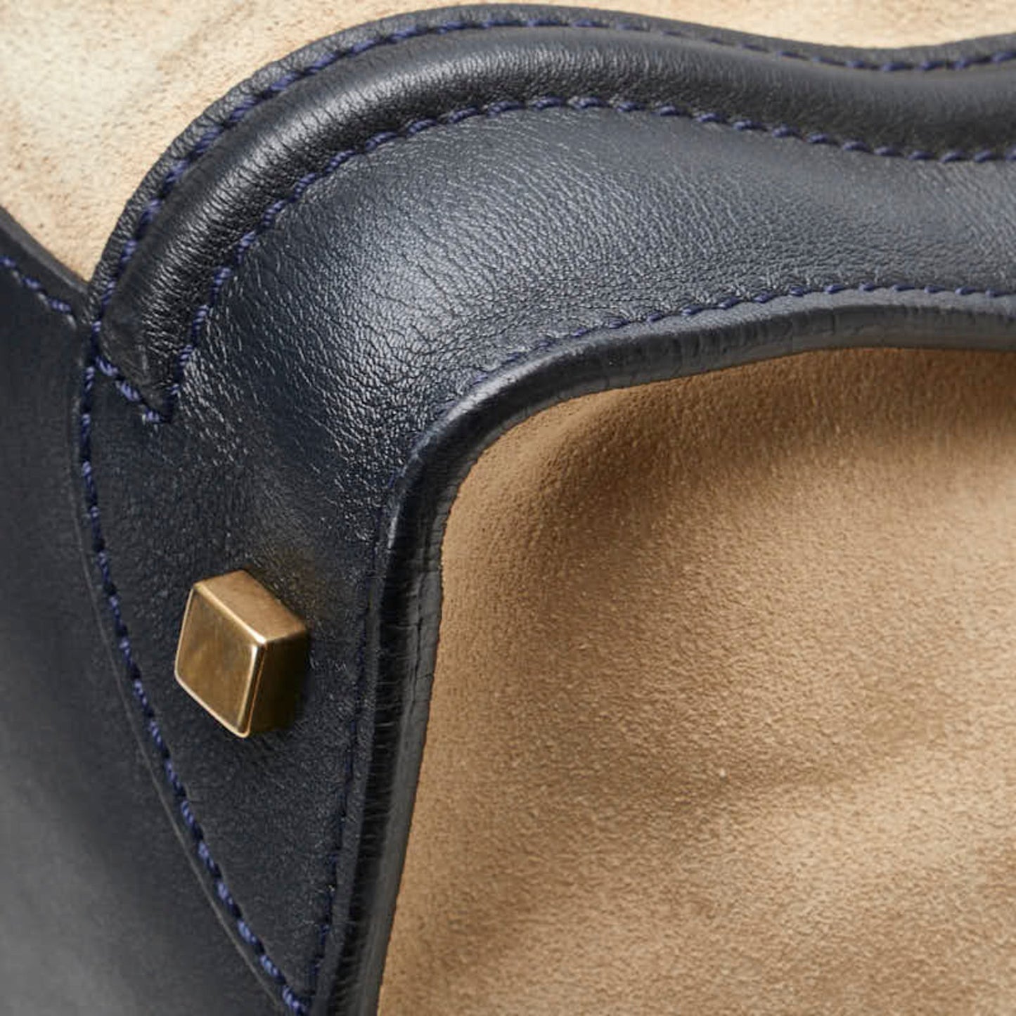 Celine Luggage Mini Shopper Handbag Tote Bag In Beige