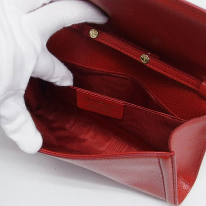 Salvatore Ferragamo Vara Ribbon Chain Shoulder Bag Red