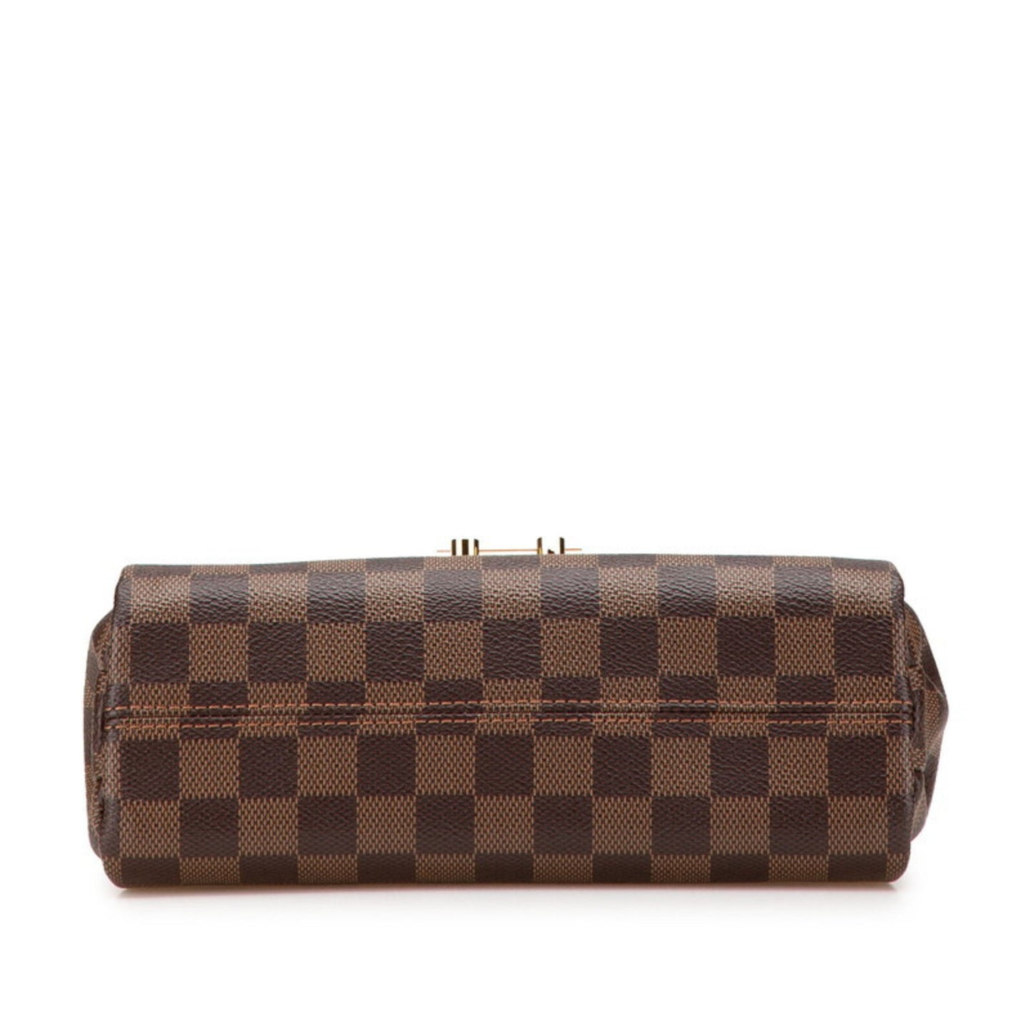 Louis Vuitton Damier Croisette Pm Handbag Shoulder Bag N53000 Brown Pvc Leather