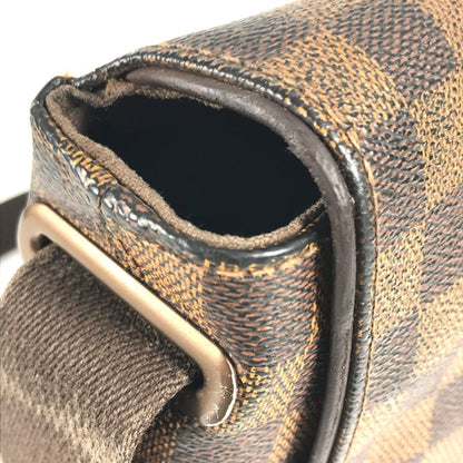 Louis Vuitton N51211 Damier Brooklyn Mm Flap Shoulder Bag In Canvas