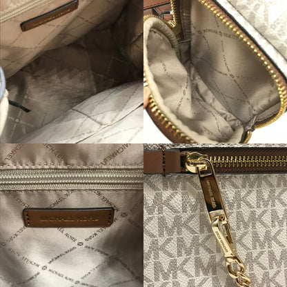 Michael Kors Chain Backpack Brown X Ivory Jet Set Item 35T1Gttb3B Michael Kors