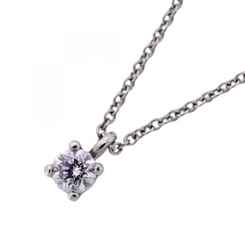 Tiffany Necklace Solitaire 1Pd Pt950 Platinum Diamond