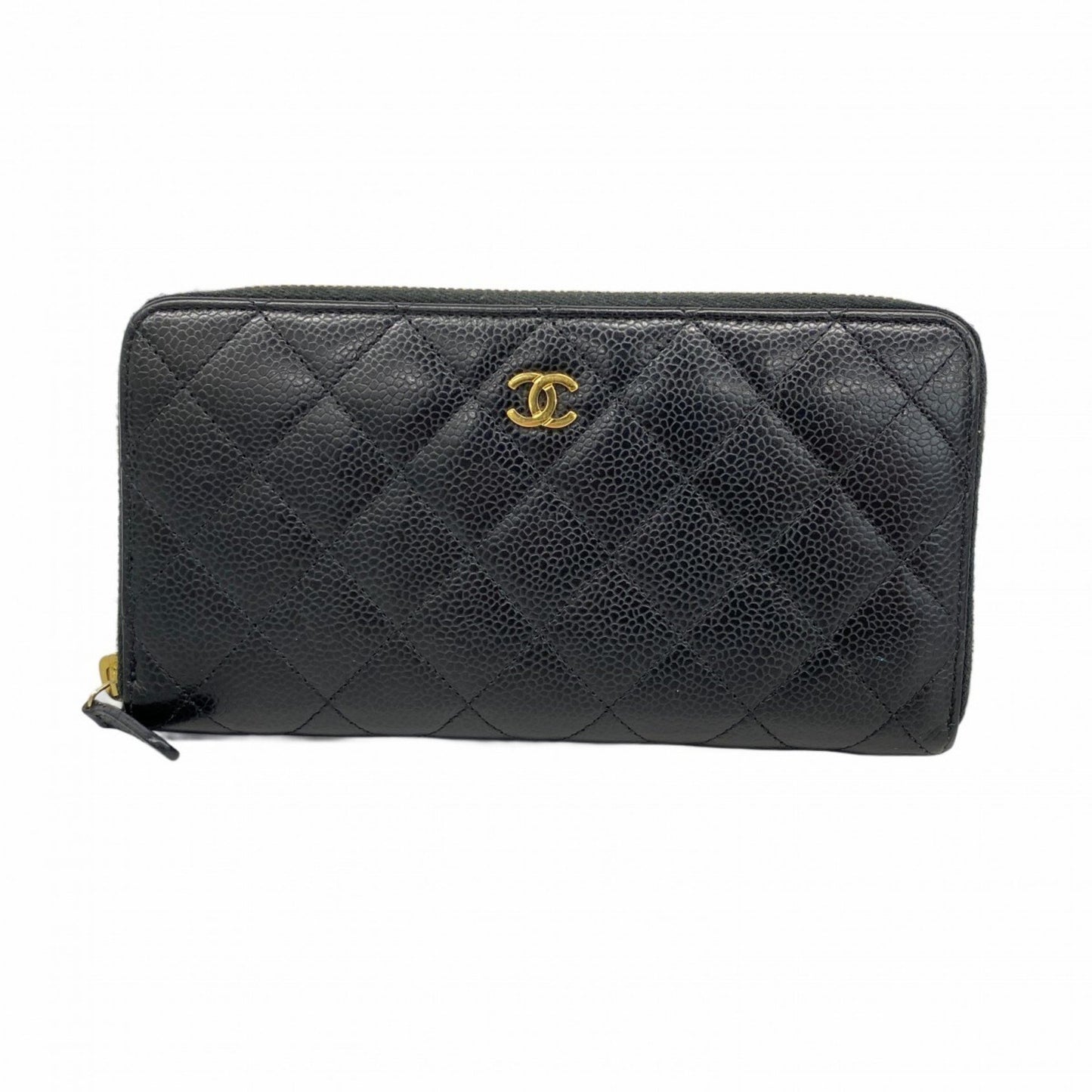 Chanel Matelasse Caviar Leather Long Wallet