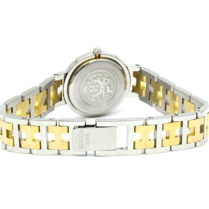Hermes Clipper Gold Plated Stainless Steel Quartz