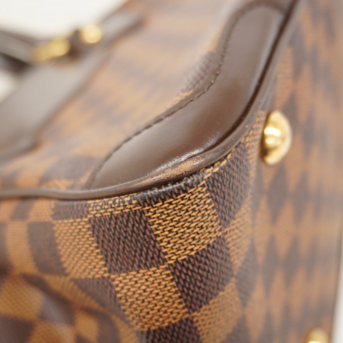 Louis Vuitton Damier Verona Pm Handbag N41117 Ebene