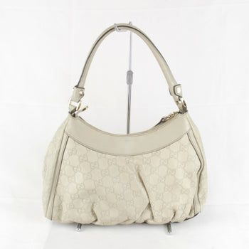 Gucci 190525 49375 Abby Line Shoulder Bag Ivory Guccissima