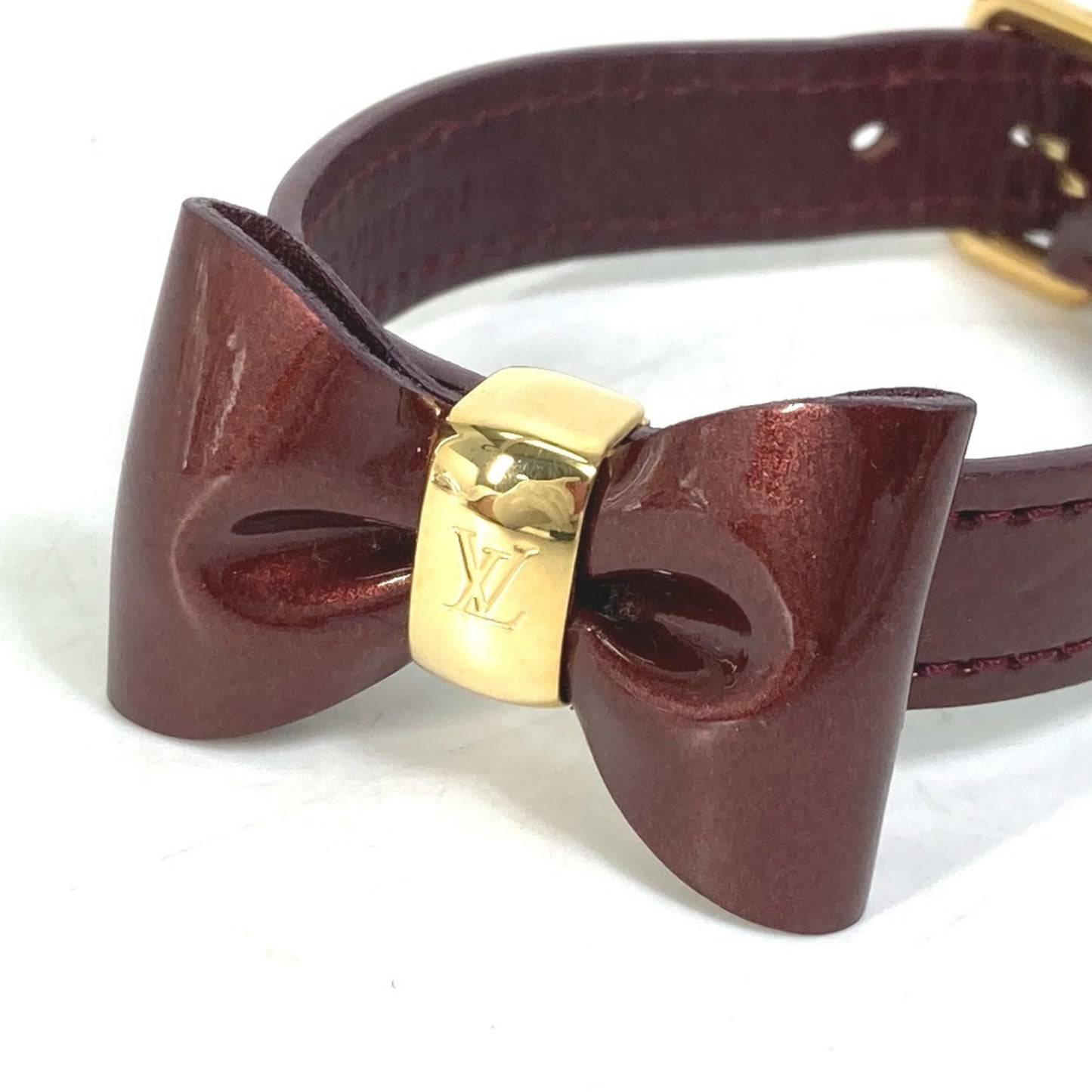 Louis Vuitton M6617F Monogram Vernis Favorite Ribbon Bracelet