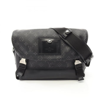 Louis Vuitton Voyage Pm Shoulder Bag Coated Canvas Leather Monogram Eclipse