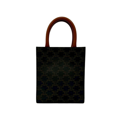 Celine Vertical Cabas Leather 2-Way Handbag