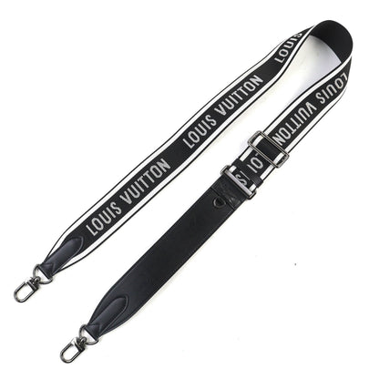 Louis Vuitton J02496 Canvas And Leather Logo Shoulder Strap