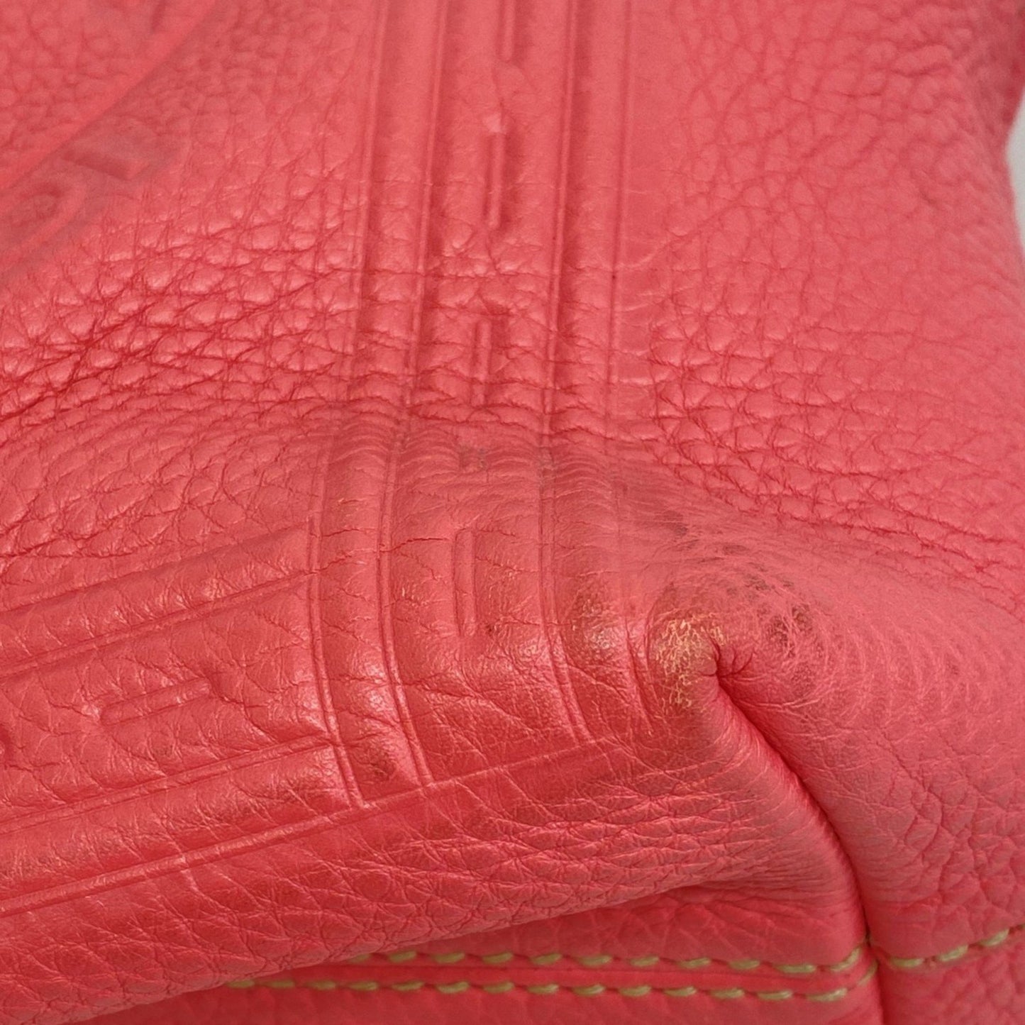 Fendi Selleria Leather Tote Bag In Pink