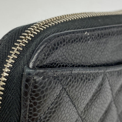 Chanel Matelasse Caviar Leather Long Wallet